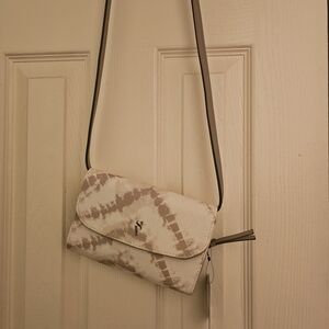 Neutral Beige Crossbody Organizer Bag